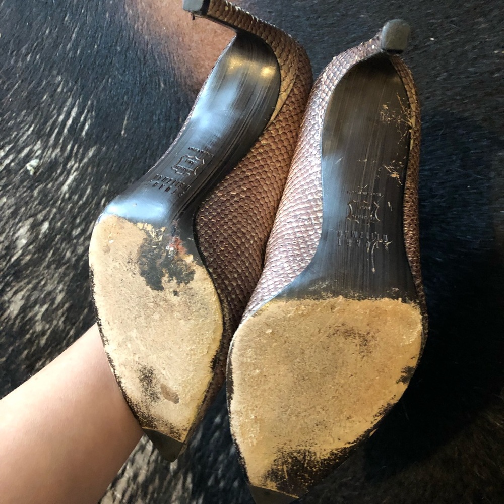 Stuart Weitzman Metallic Snake Pump - image 4